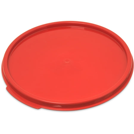 Carlisle Foodservice StorPlusô Round Food Storage Container Lid 6 - 8 qt - Red