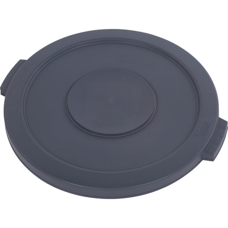 Carlisle Foodservice Broncoô Round Waste Bin Trash Container Lid 20 Gallon - Gray