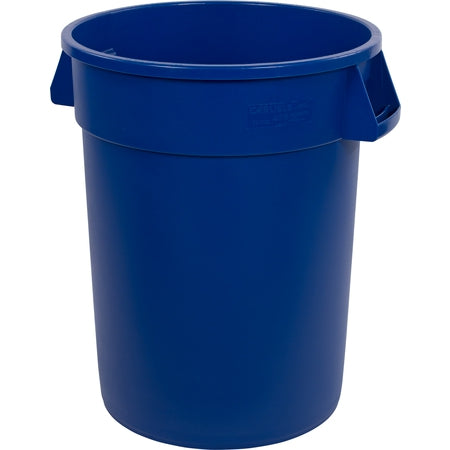 Carlisle Foodservice Broncoô Round Waste Bin Trash Container 32 Gallon - Blue
