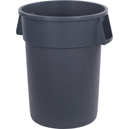 Carlisle Foodservice Broncoô Round Waste Bin Trash Container 44 Gallon - Gray