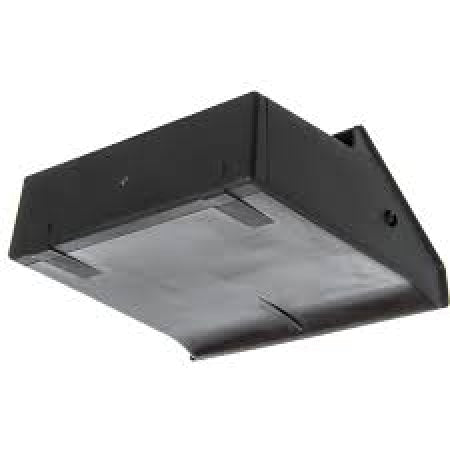 Lobby Dust Pan with 2-Piece Handle - Black
