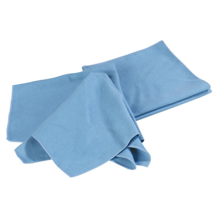 Flo-Pac Microfiber Fine Polishing Cloth 16" x 16" - Blue