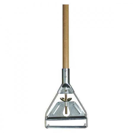 Carlisle Foodservice 63" Wood Mop Handle with Metal Head 63"