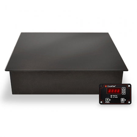 Silenzio Induction Buffet, drop-in, countertop, 15" square,tempered glass top, microprocessor, self-diagnostics, four standard temperature settings, automatic pan detection, lock feature, LED display, automatic timer, aluminum housing, 1.0 kW, 200240v