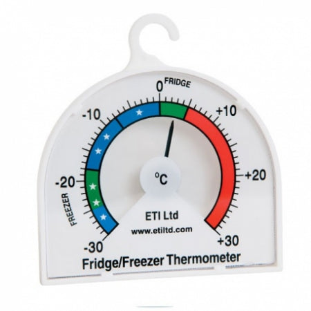 fridge freezer 70mm dial thermometer - 10/Pack
