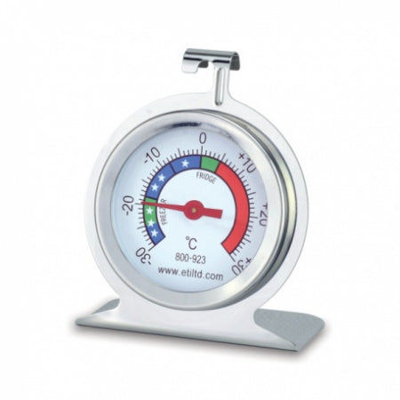 Stainless steel fridge or freezer 50 mm dial