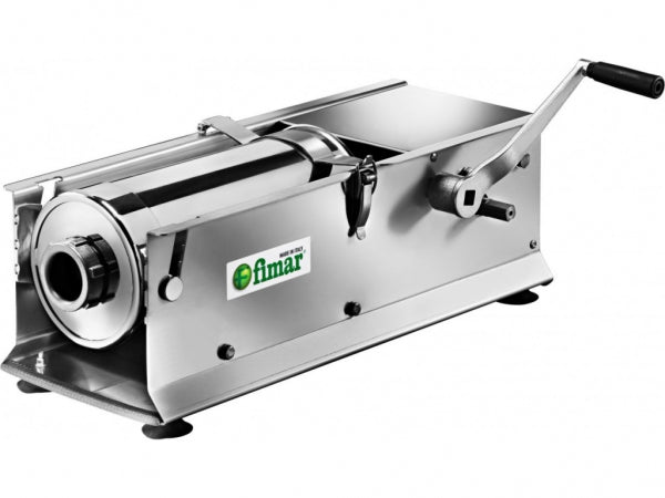Horizontal manual bagging machine mod. LT7 Fimar in stainless steel, 2 speeds, equipped with 3 funnels diameter 8mm - 16.5mm - 23.5mm, dimensions 120x40x40h cm
