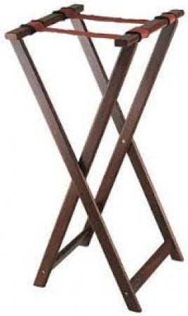 Mahogany Finish Wooden Tray Jack (Stand), 38"