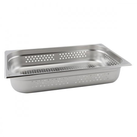 Browne Halco Steam Pan Perf 1/2 Size 4" Anti-Jamming