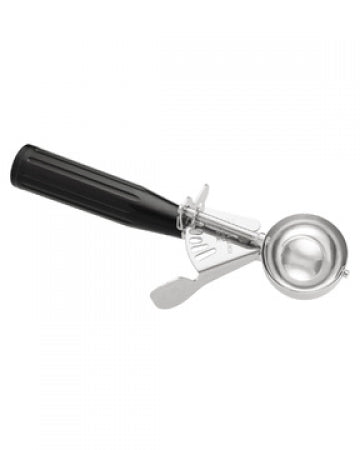 Hamilton Beach Black Handle size 30 Disher with stainless steel bowl