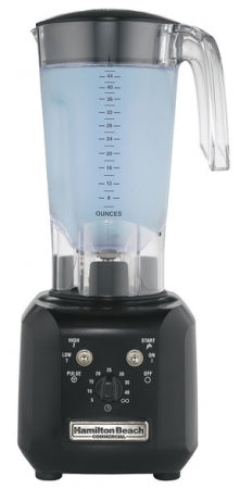 High-Performance Blender, 1 HP, 2 Speeds, Pulse, Variable Timer, 48 oz Polycarbonate