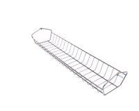 Henny Penny 03605 Basket Coated, Flat Bottom, TR/SCR8