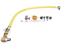 Henny Penny 03757 Gas Hose with Restraining Device and Connectors, 1" x 48" Long