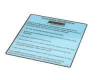 Henny Penny 168575 Decal, Boil-Over Prevention