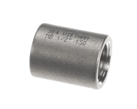 Henny Penny FP01-066 Coupling, 1/2" NPT, Stainless Steel