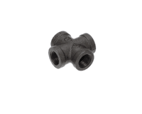 Henny Penny FP01-197 Cross, 4-Way, 1/2" Inside NPT, Black Iron
