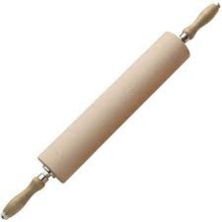 Matfer Beechwood Rolling Pin With Handles 400mm