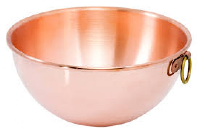 MIXING BOWL ROL.RIM  COPP  340