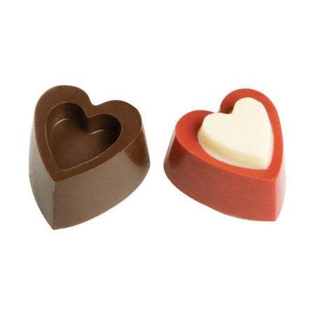 CHOCO SHEET 24 HEARTS