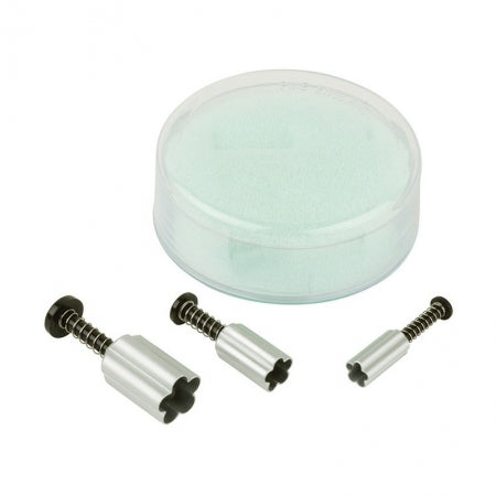 Matfer Set Of 3 ‘Forget Me Not’ Cutters With Pusher
