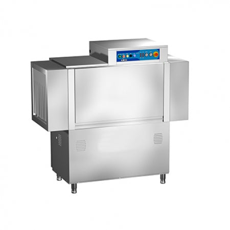Olis Electric Dishwasher w/ Automatic Rack Conveyor (1V: 101 R/H - 2V: 120 R/H), 1800 L mm x 765 D mm x 1720/2135 H mm