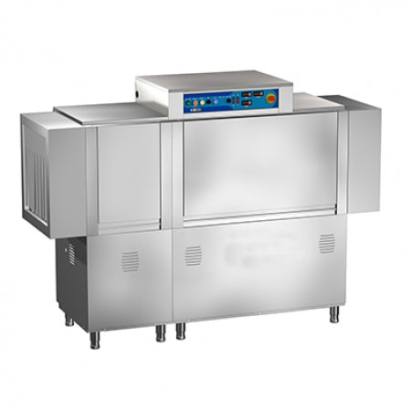 Olis Electric Dishwasher w/ Automatic Rack Conveyor (1V: 149 R/H - 2V: 175 R/H), 2400 L mm x 765 D mm x 1725/2135 H mm