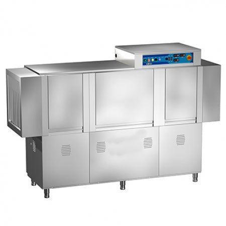 Olis Electric Dishwasher w/ Automatic Rack Conveyor (1V: 205 R/H - 2V: 249 R/H), 2630 L mm x 765 D mm x 1725/2135 H mm