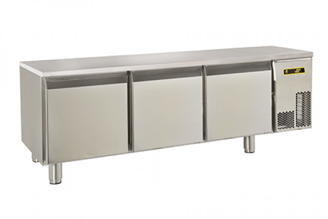 Olis Refrigerated Counter GN1/1 - 3 Doors