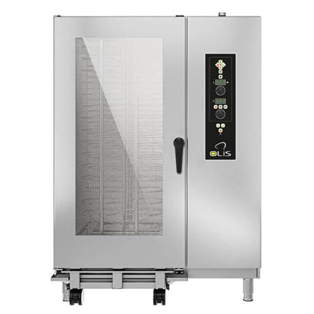 Olis Electric Direct Steam Combi Oven - 20 X 2/1 GN - 40 X 1/1 GN - Assisted Cooking, 1290 L mm x 895 D mm x 1810 H mm