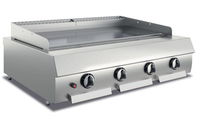 Olis Gas Griddle Plates Chrom Version, Smooth E Ribbed, 1200 L mm x 920 D mm x 280 H mm
