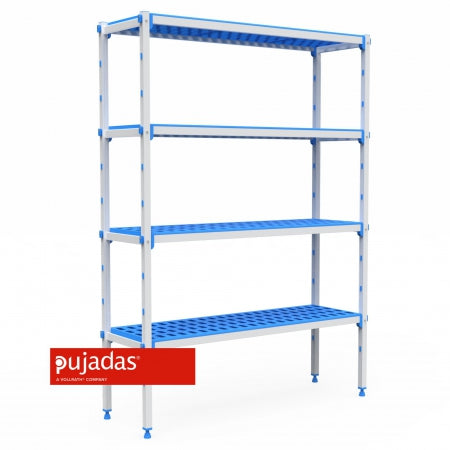 Shelving Depth 385 mm Suitable for 1/1 gastr 5 Niveles 1035 X 385 X 1750
