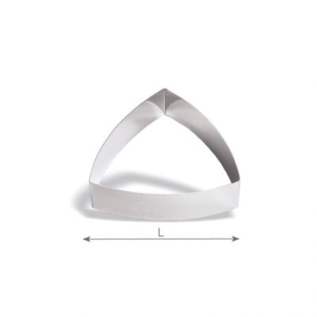 ST/STEEL CONVEX TRIANGLE 10 CM.