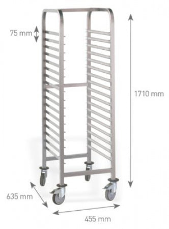 Trolley 17 Rails Disassembled for GN 1/1