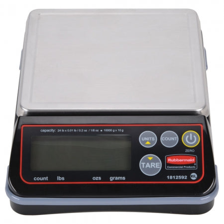 Rubbermaid Digital Portion Control Scale 24 lb Capacity Stainless