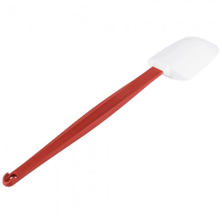 Rubbermaid 16 1/2" Red High Temperature Silicone Spoonula High Heat Capable