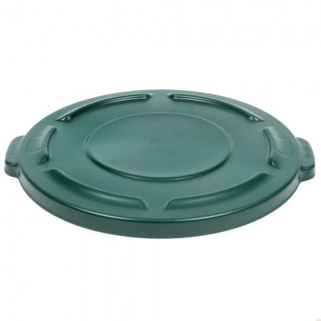 Rubbermaid 20 Gallon Round Flat Top Trash Can Lid Plastic Green