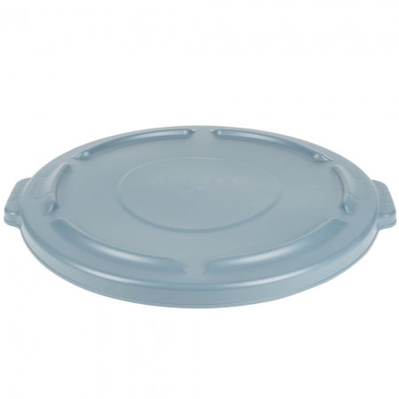 Rubbermaid Brute 32 Gallon Round Flat Top Trash Can Lid Plastic Gray