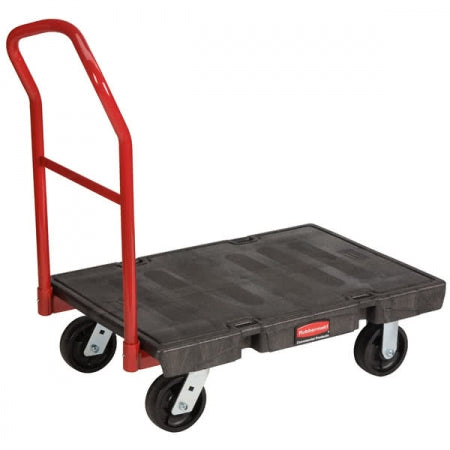 Rubbermaid 1000 lb Heavy-Duty Platform Truck w/ Tie Downs 36"L x 24"W