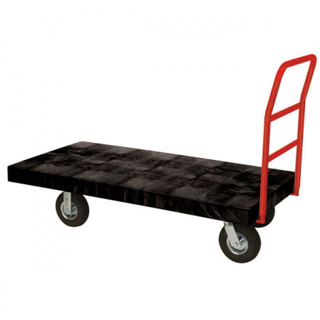 Rubbermaid 1000 lb Heavy-Duty Platform Truck w/ Tie Downs 48"L x 24"W