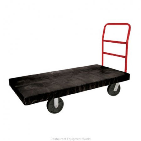 Rubbermaid 2500 lb Platform Truck w/ Tie Downs, 62"L x 31.7"W