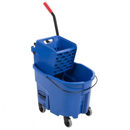 Rubbermaid 35 qt WaveBrake Specialty Mopping Combo Side Press Wringer Blue