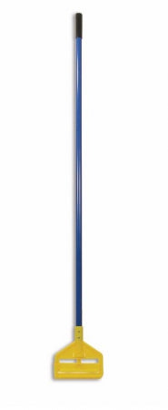 Rubbermaid 60" Invader Fiberglass Wet Mop Handle - 1" Headbands Plastic Yellow/Blue