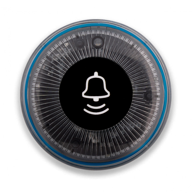 Luxuary Button Call Round Lux : Black : Water resistant