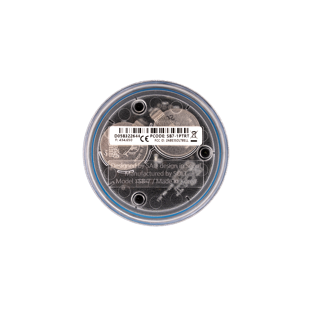 Button Call Round Lux : Black : Water resistant IP-X8