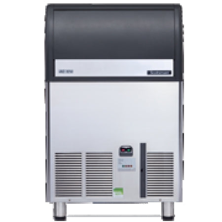 ICE "CUBE" MACHINE ACM106AS, Self Contained Ice Machine up to 50 Kg, Up to 23 kg (50 lbs) ice storage capacity, Resistant stainless steel exterior, Produces individual Gourmet crystal clear supercubes, Power Supply: 230/50/1, WEIGHT 54, VOLUME 0.38, DI