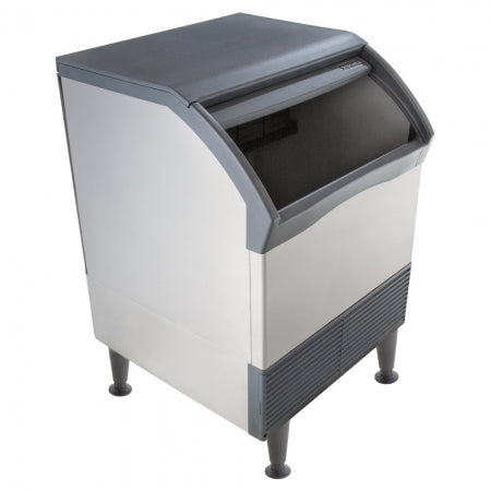 ICE "CUBE" MAKER 230/50/1, 200 lb Prodigy Undercounter Cube Ice Machine with Storage lb/kg 80/36, Energy Use  9.7 KWh/100 lb ice, 24 Hour Volume Production, Condenser Unit Air, Made in USA.
