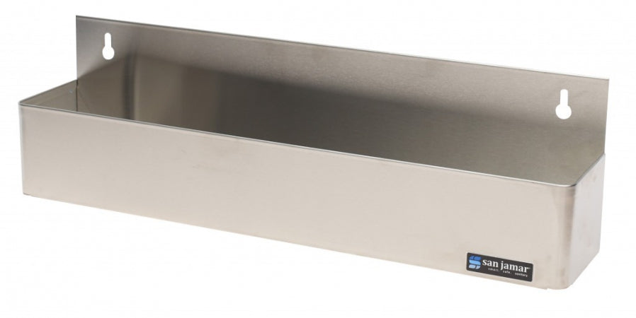 San Jamar Stainless Steel Speed Rack Bottle Holders - (8) Qt/Ltr Bottles