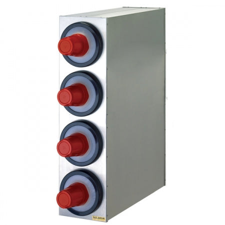 San Jamar EZ-Fit Stainless Steel Bev Center - (4) C2410C