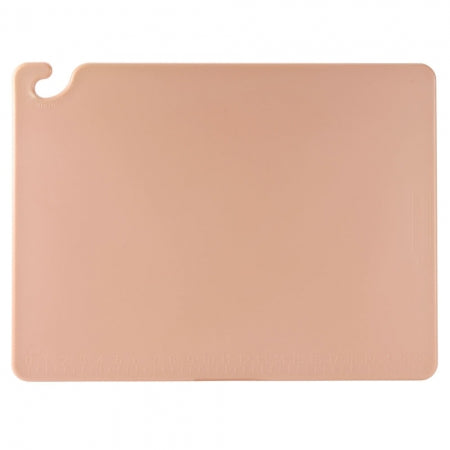 San Jamar Cut-N-Carry Color Cutting Board - Brown