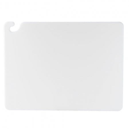 San Jamar Cut-N-Carry Cutting Board - White